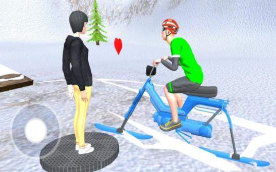 雪地自行车骑行(3)