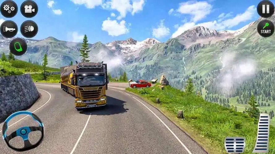 3d画风的卡车模拟驾驶游戏大全