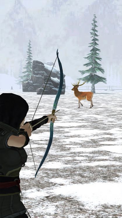 弓箭手攻击动物狩猎(1)